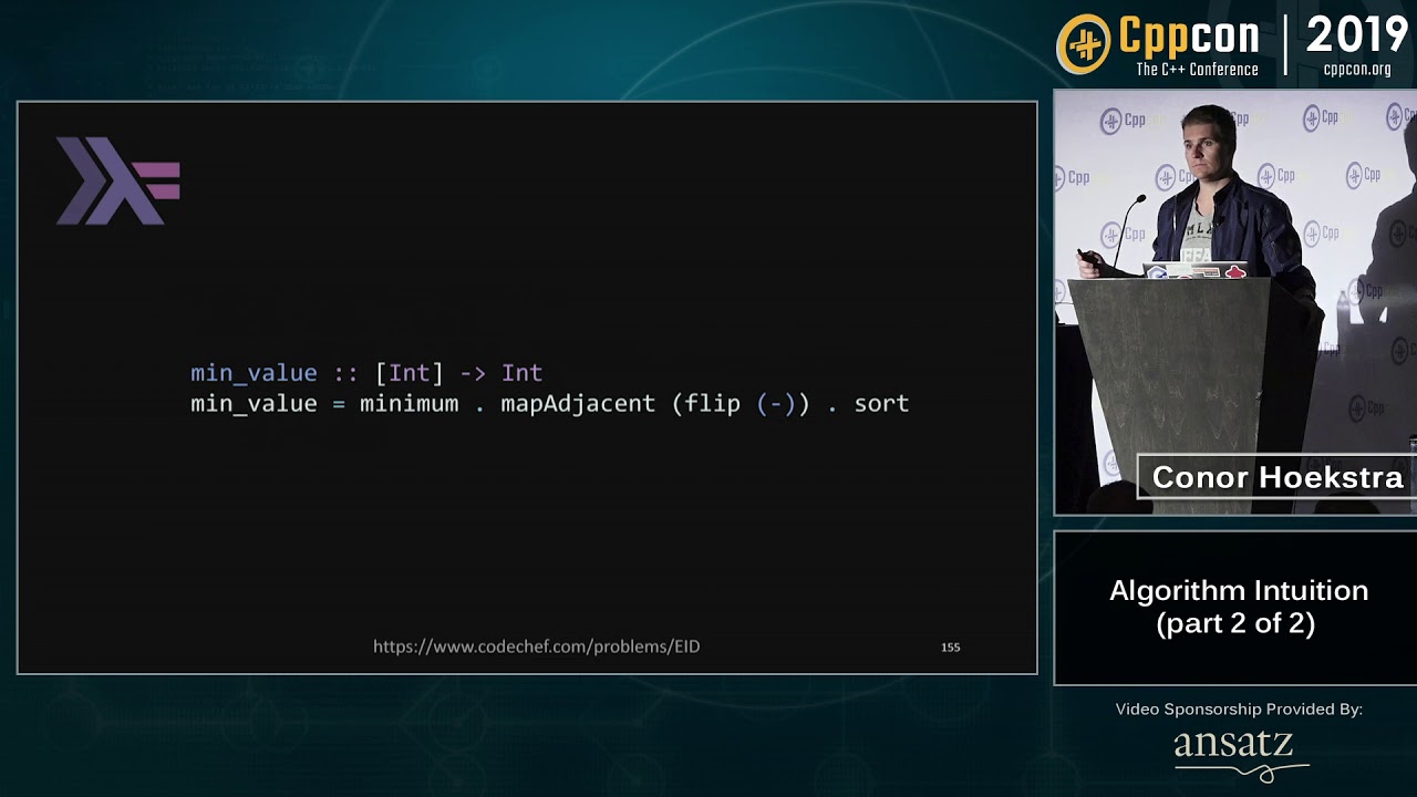 CppCon 2019: Conor Hoekstra, “Algorithm Intuition (part 2 of 2)”