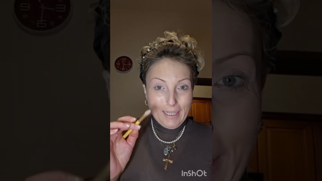 Trucco con ombretti e blush
