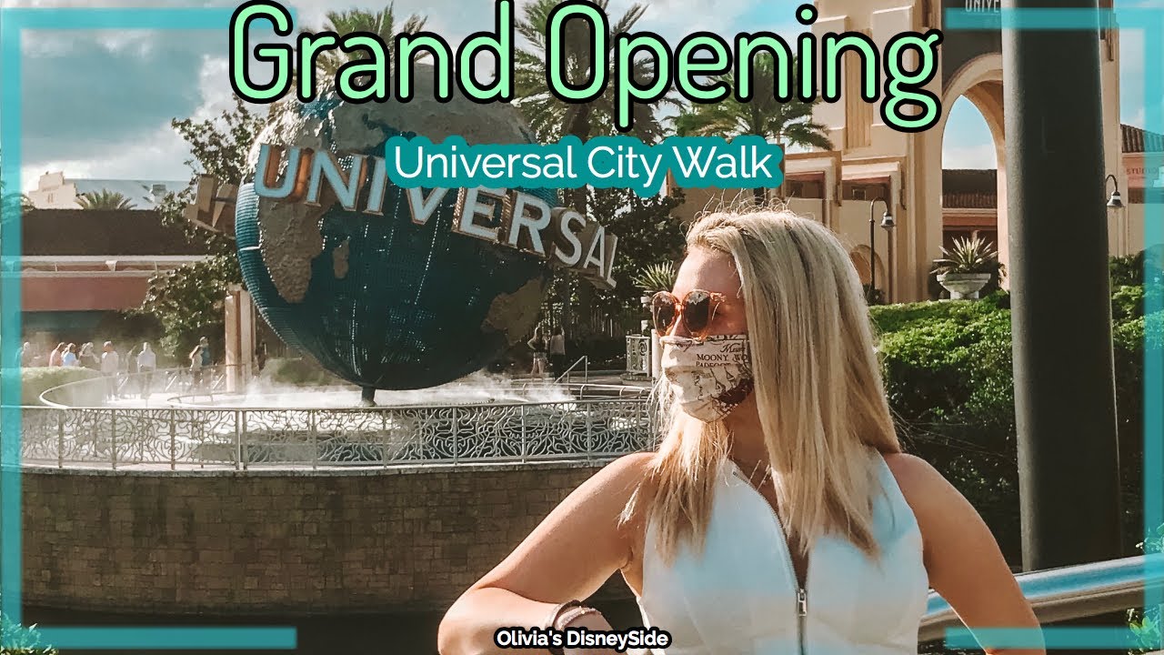 Universal Orlando's City Walk reopens after Corona Virus Closure!