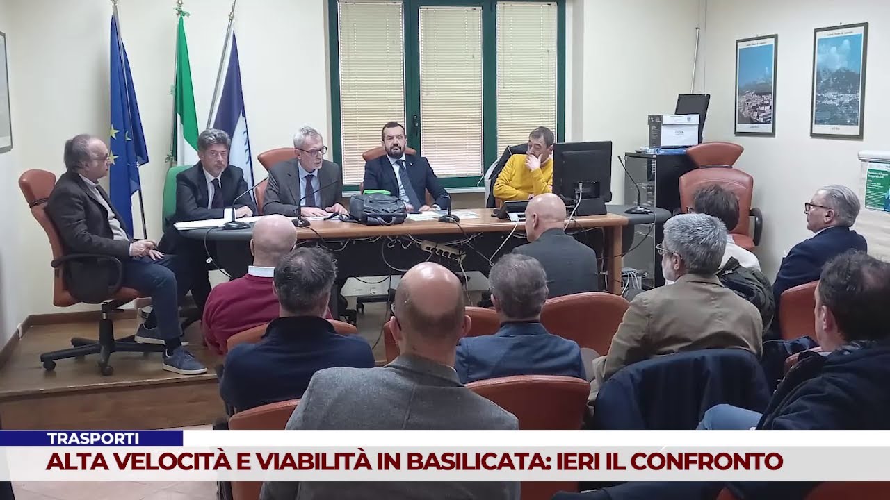 TRASPORTI. ALTA VELOCITÀ E VIABILITÀ IN BASILICATA: IERI IL CONFRONTO