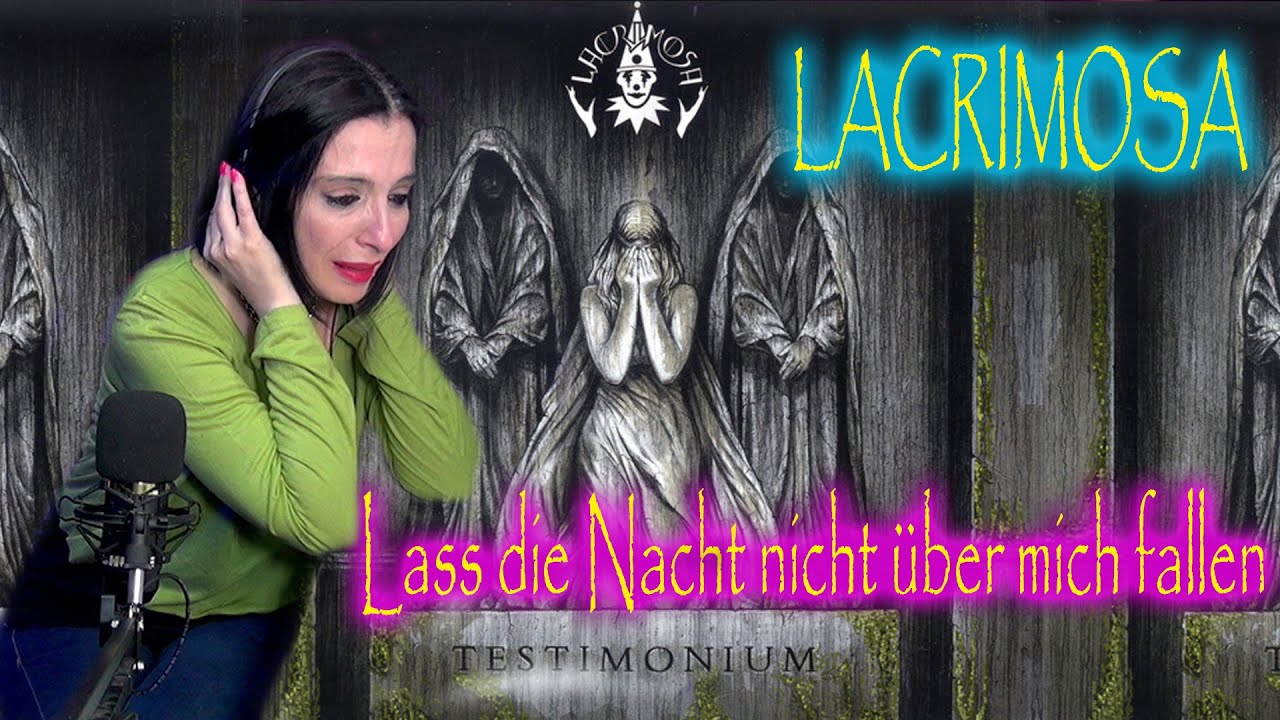 LACRIMOSA - Lass die Nacht nicht über mich fallen | CANTANTE ARGENTINA - REACCION & ANALISIS |
