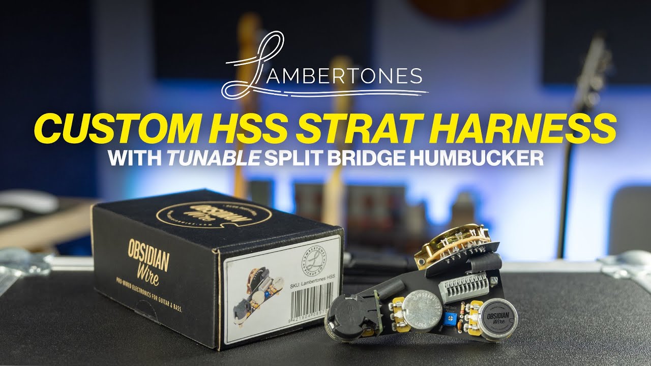 Lambertones / Obsidian Wire / HSS Solderless Harness Demo & Review