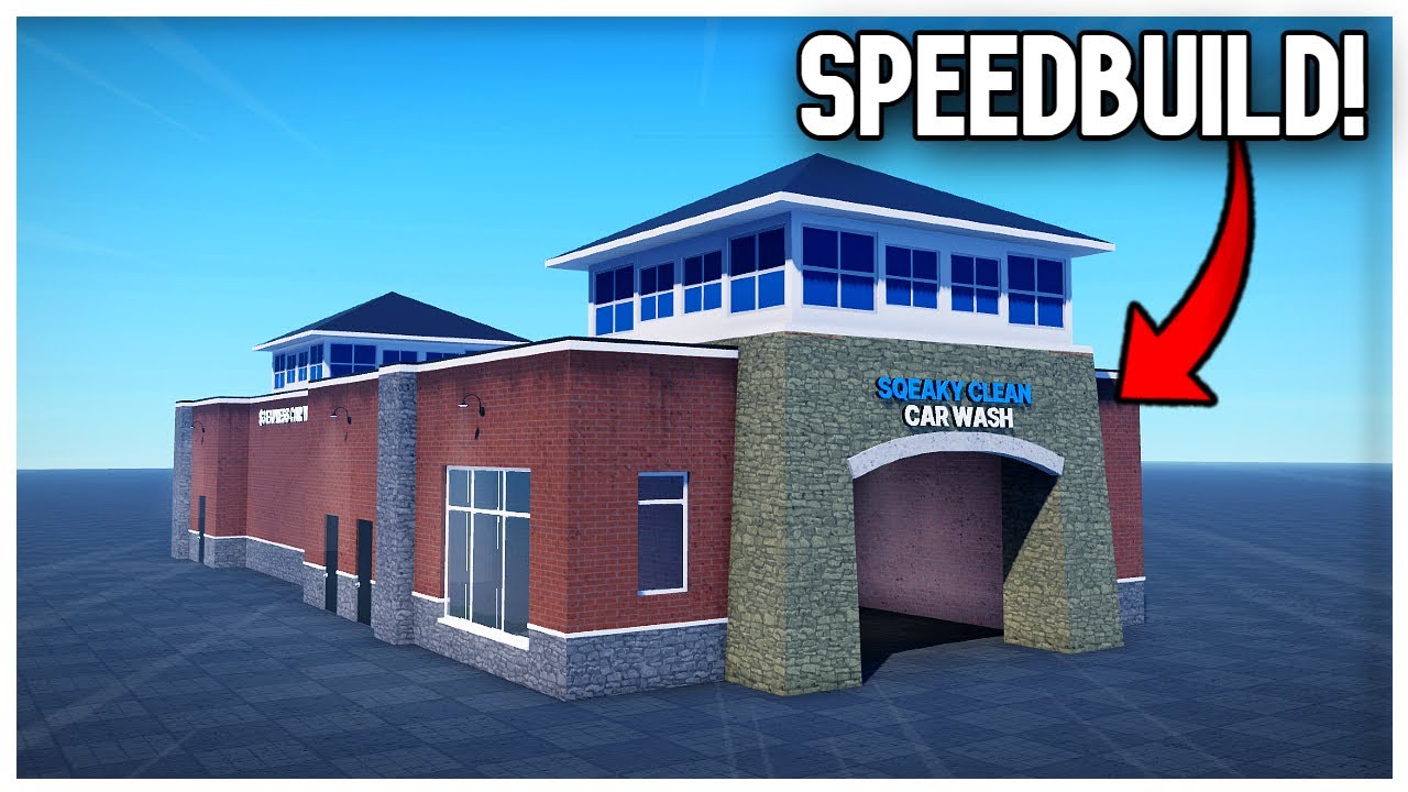 Car Wash SPEEDBUILD! | Roblox Studio