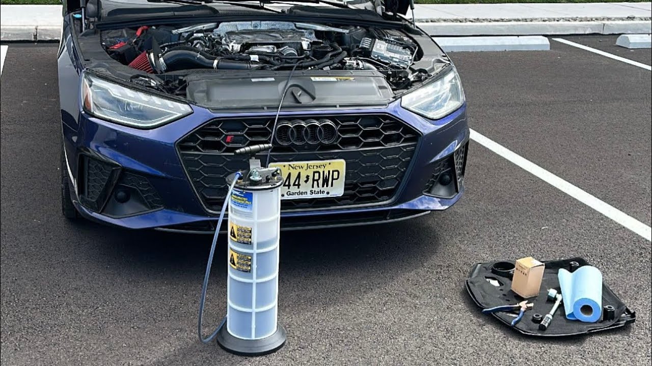 The EASIEST Oil Change? - DIY Audi S4 Step by Step Oil Change