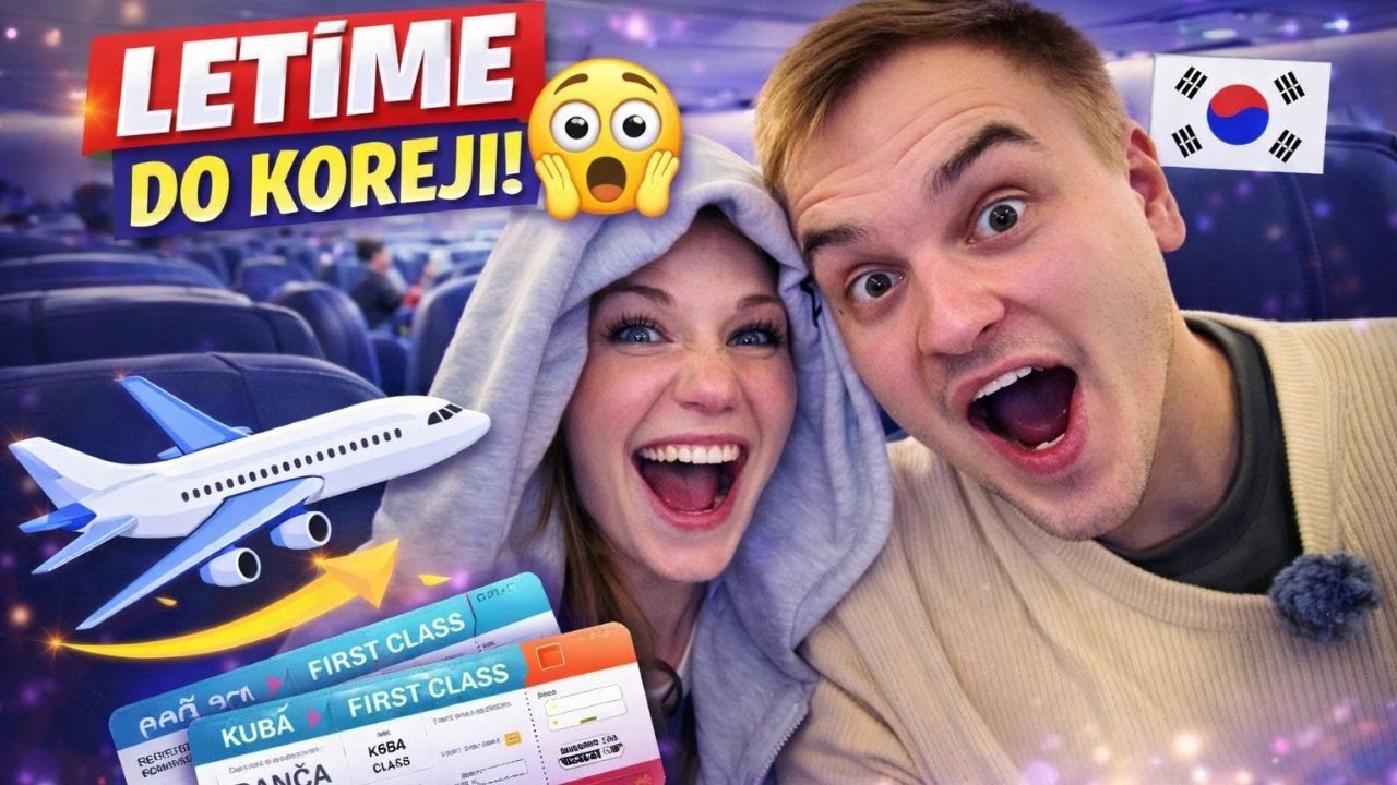 NÁŠ LET DO KOREJI!😱