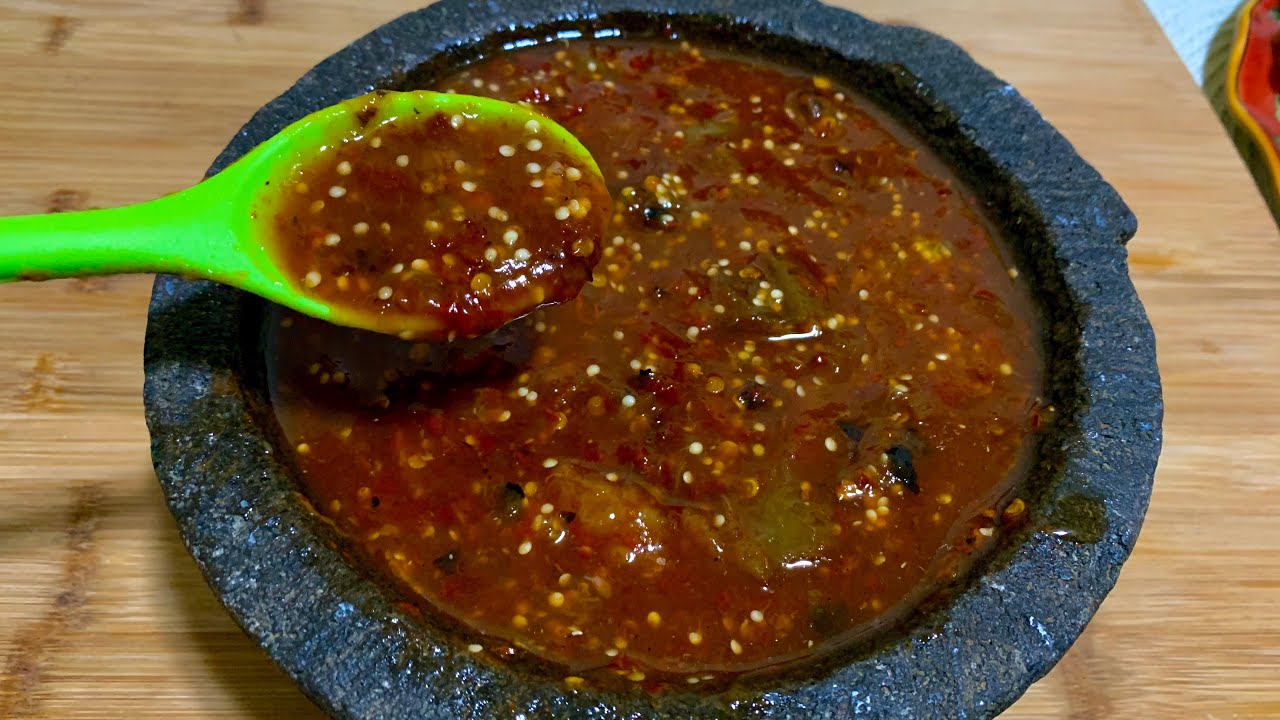 SALSA TAQUERA DE TOMATE Y CHILE MORITA/riquísima.