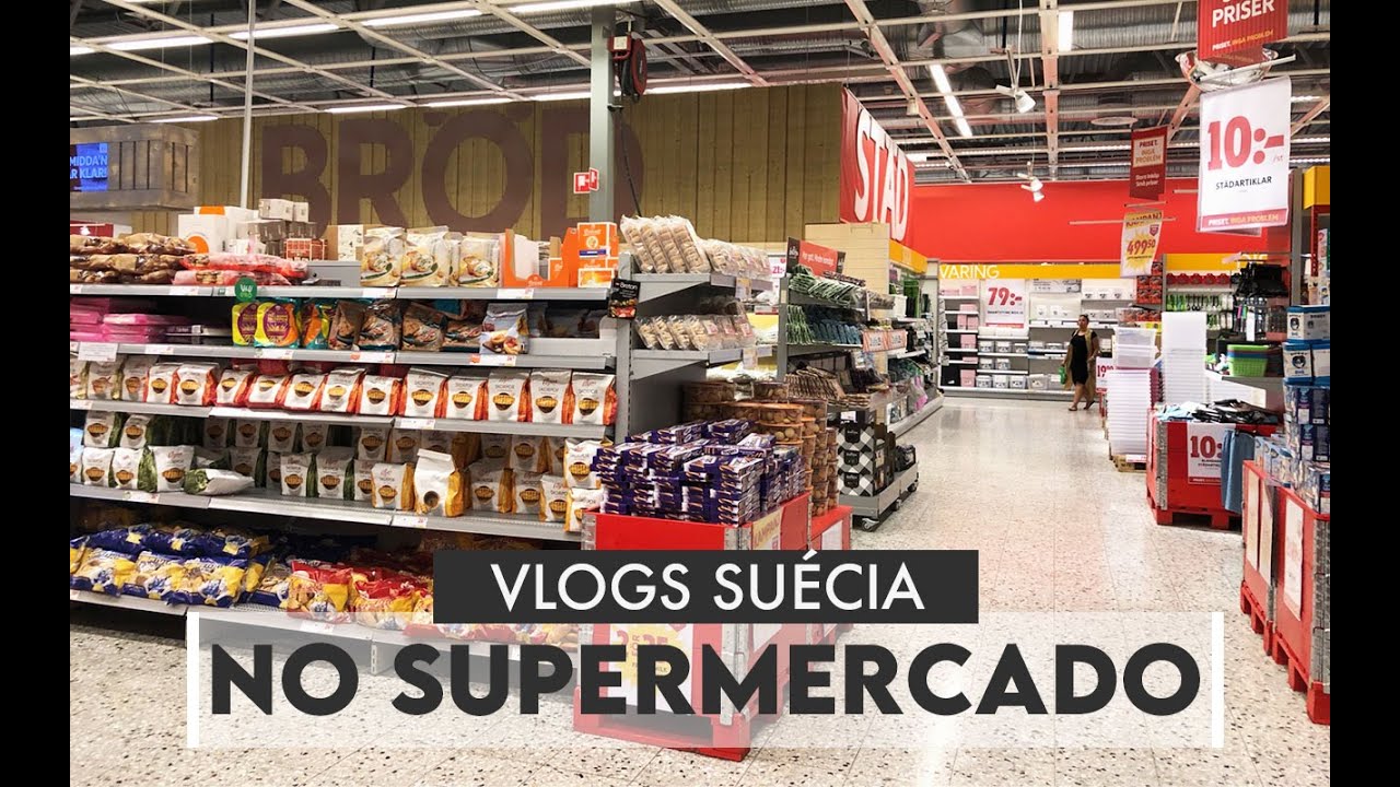 Supermercado na Suécia