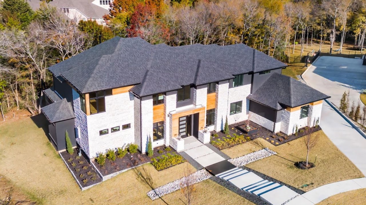 STUNNING MODERN CUSTOM HOME TOUR NEAR DALLAS TEXAS | TEXAS REAL ESTATE
