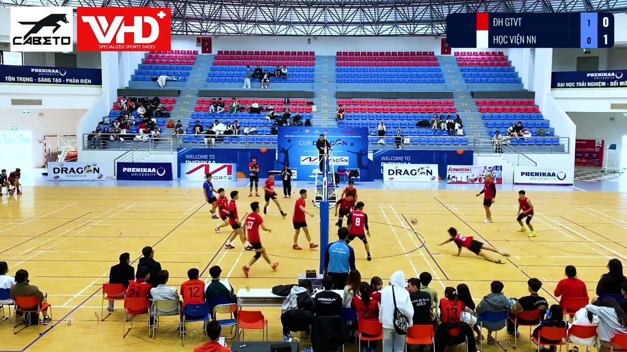 Highlights [Chung kết]: ĐH GTVT vs HVNN || Giải b&oacute;ng chuyền sinh vi&ecirc;n trường Đại Học Phenikaa 2024