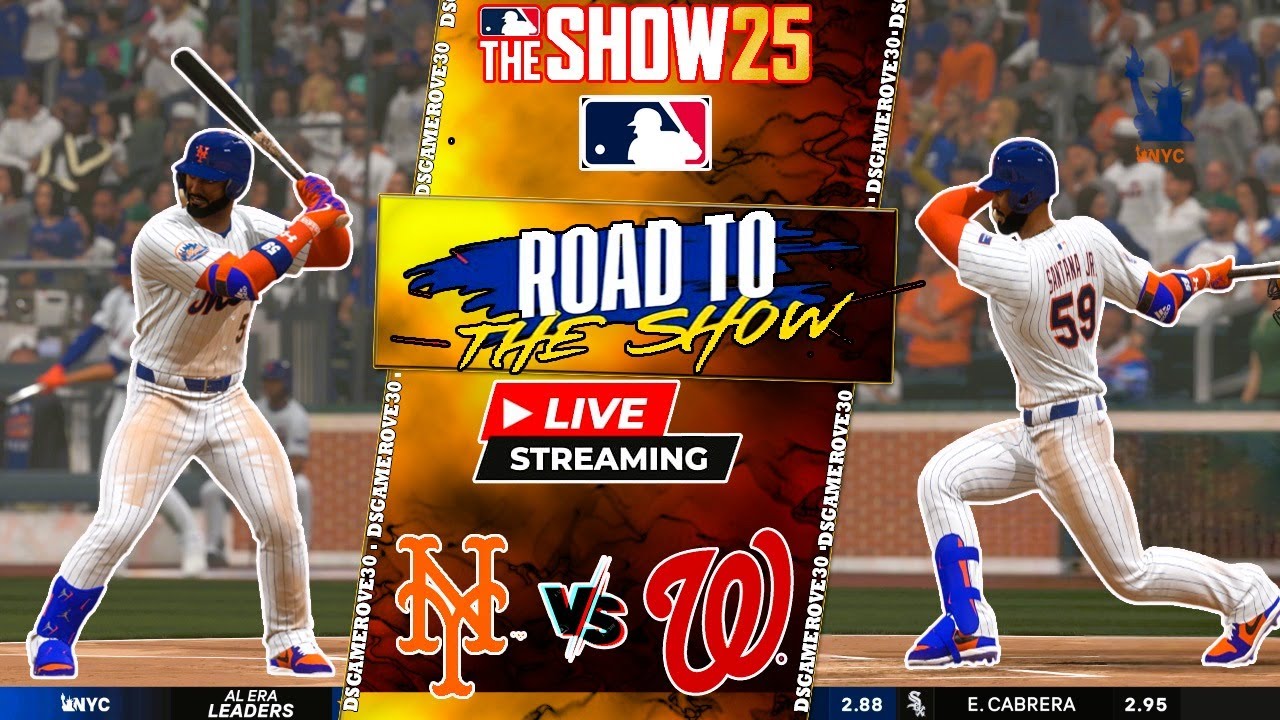 ⚾MLB THE SHOW 25✈️-NEW YORK METS🆚WASHINGTON NATIONALS!-🫵 -RTTS Ep 