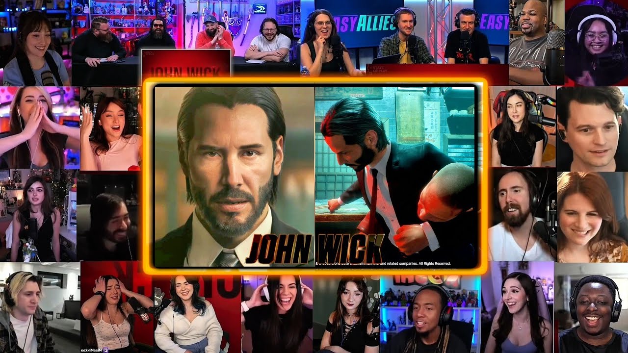 JOHN WICK Game Reveal Trailer REACTION MASHUP | PlayStation State Of Play Feb 2026