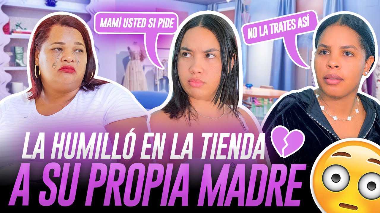 FUE DE COMPRA CON SU MADRE Y NO LE COMPRO NADA SOLO PENSÓ EN ELLA