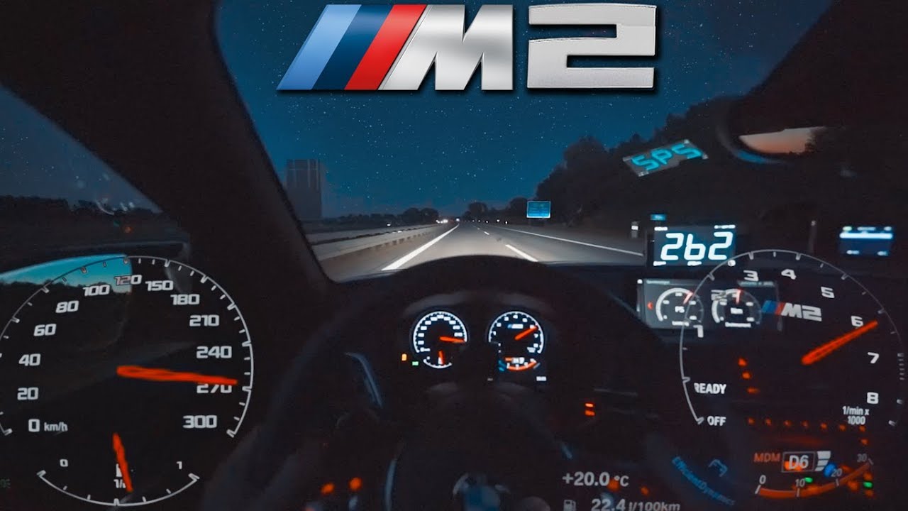 0-270 km/h | BMW M2 Competition | NIGHT | TOP SPEED and Acceleration TEST✔