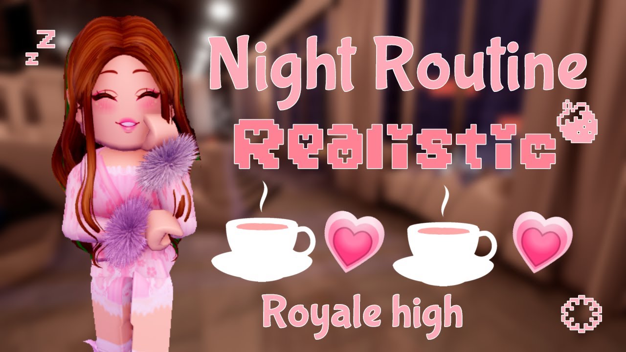 Royale high Realistic Night Routine! |Minimalist