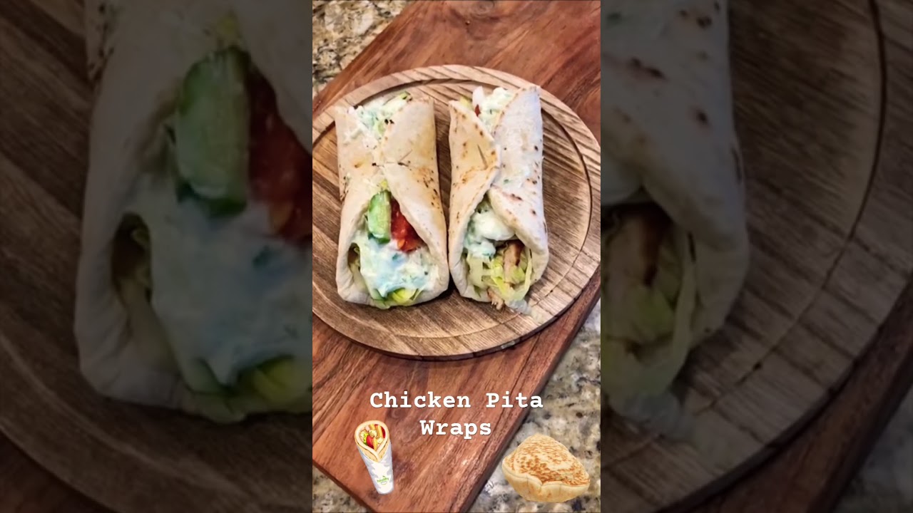 Chicken Pita Wraps #bestdishes #cookwithnaheela #cookwithme #foodislife #foodlover #mouthwatering