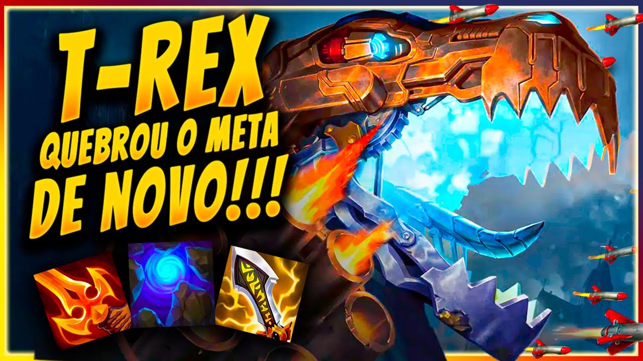 NOVA MANEIRA DE JOGAR DE TREX ESTÁ DESTRUINDO AS RANKEDS!!!