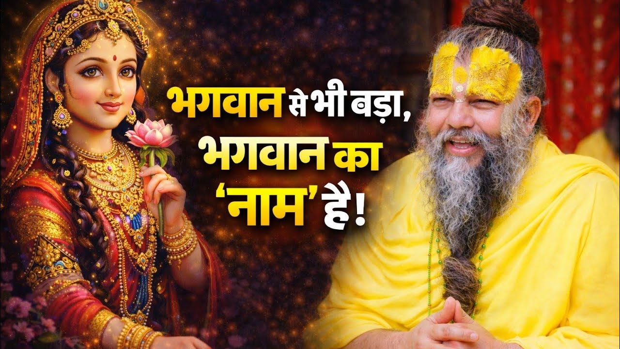 भगवान से भी बड़ा — भगवान का “नाम” है | नाम जप से खुलते हैं सारे द्वार | Premanand Maharaj