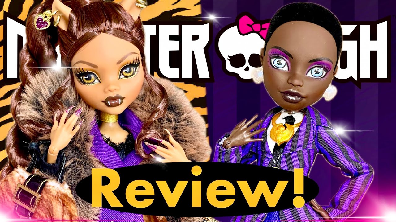 MONSTER HIGH: House of Wolf Клодин и УЭНДЕСДЕЙ Бьянка Барклай в подробностях распаковки!!💜🔥🍵