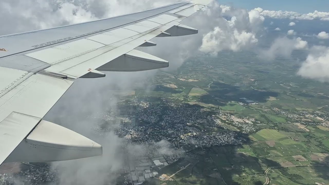 Aterrizaje Aeropuert santiago República Dominicana santiago sti desde jfk Santiago landing 4/25/2025