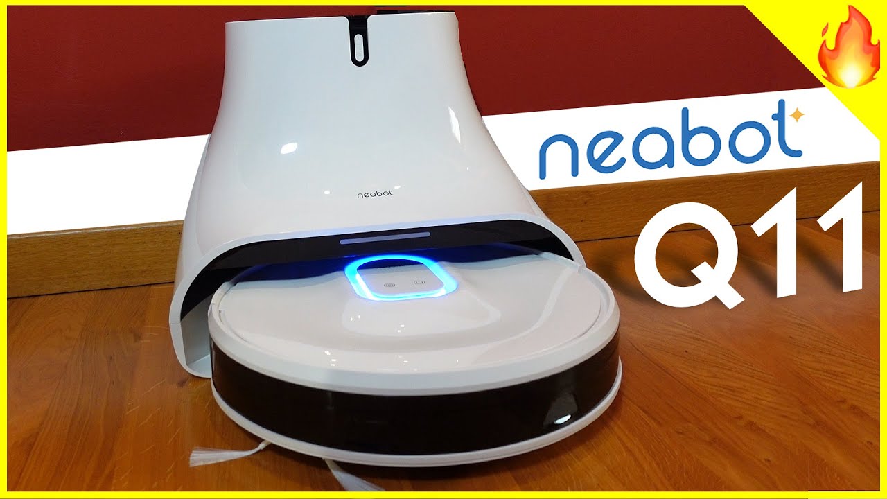 NEABOT Q11 il robot autosvuotante dal design spaziale - LIDAR senza TORRETTA! Lava e aspira!