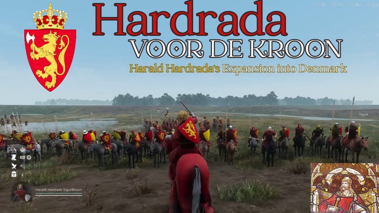 Voor De Kroon: Can Harald Hardrada Upstart & Conquer Cnut's Denmark? Epic Viking Usurpation Campaign