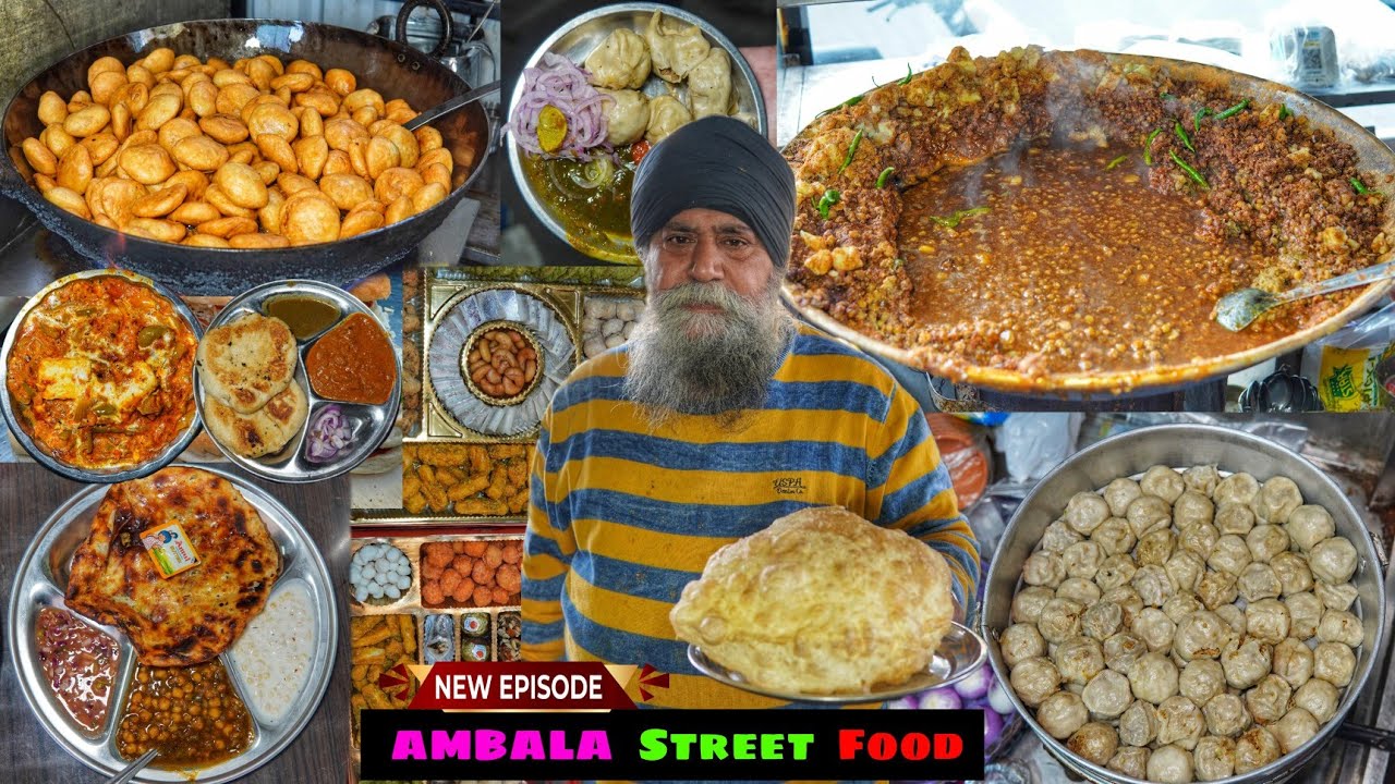 Pehalwan Kachori, Garg Puri, Fruit Beer, Green Samosa, Momos || Ambala Street Food