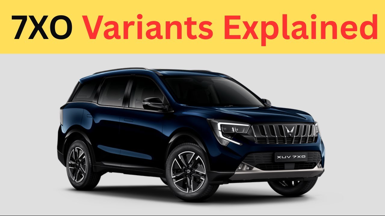Mahindra XUV 7XO Variants Explained | #mahindra7xo