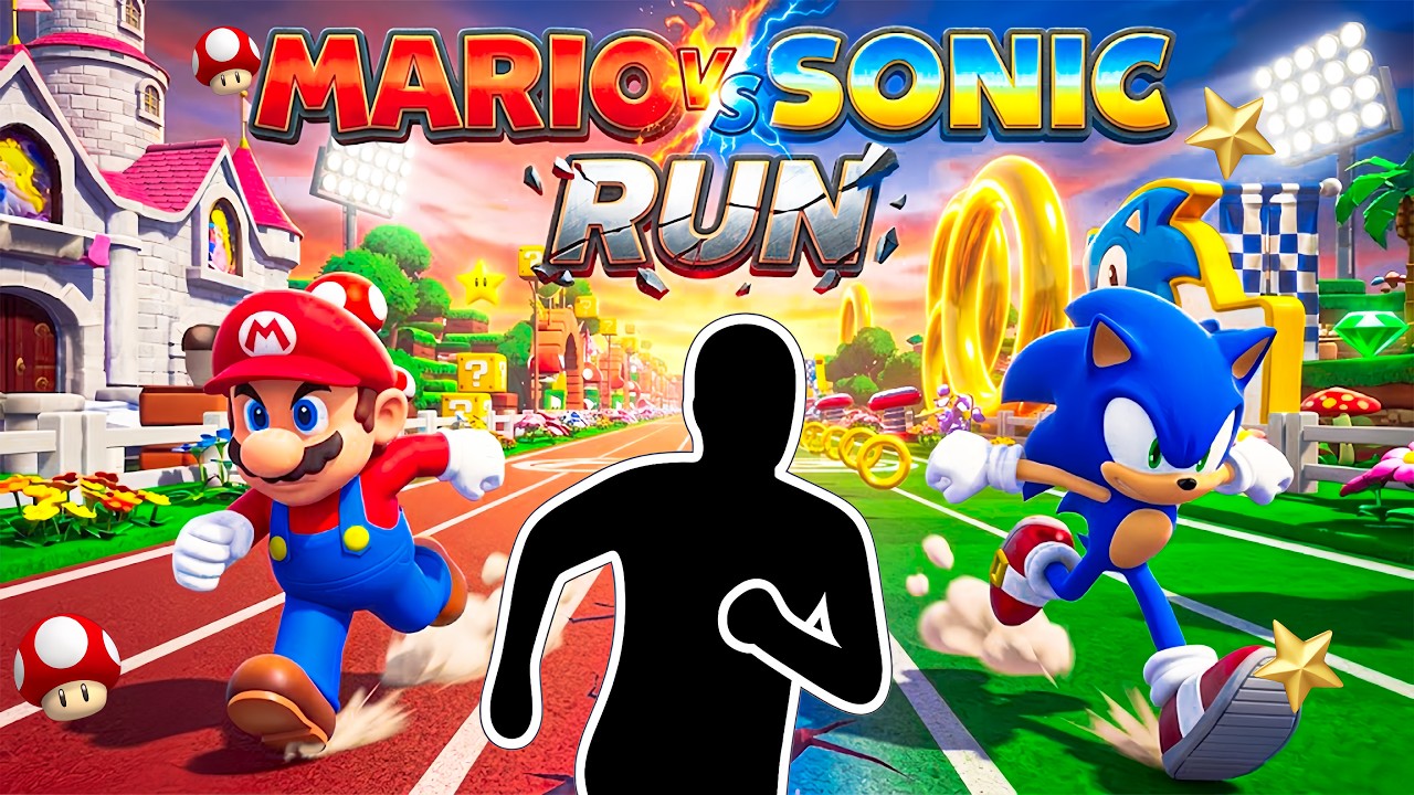 Immersive Interactive Warm Up | SONIC x MARIO RUN! ⚡🍄 ~200 kcal Burn | Fun Workout | Full Body #10