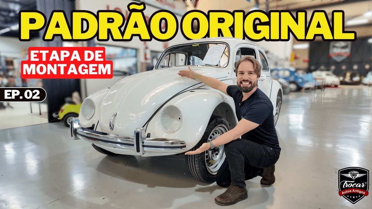 FUSCA 1982 STANDARD Branco Paina 😍 Quase Pronto! Restauração no Padrão Original | Ep.02