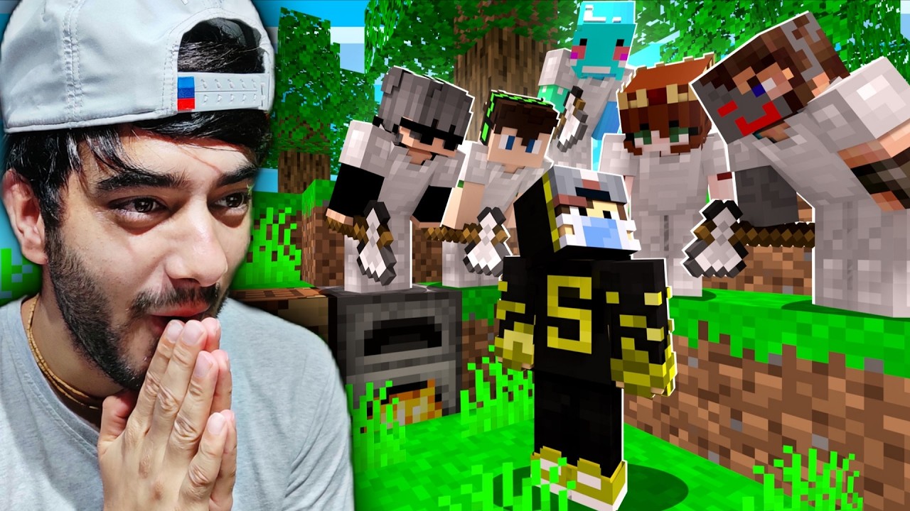 1 VS 5 Speedrunner VS Hunter | Minecraft