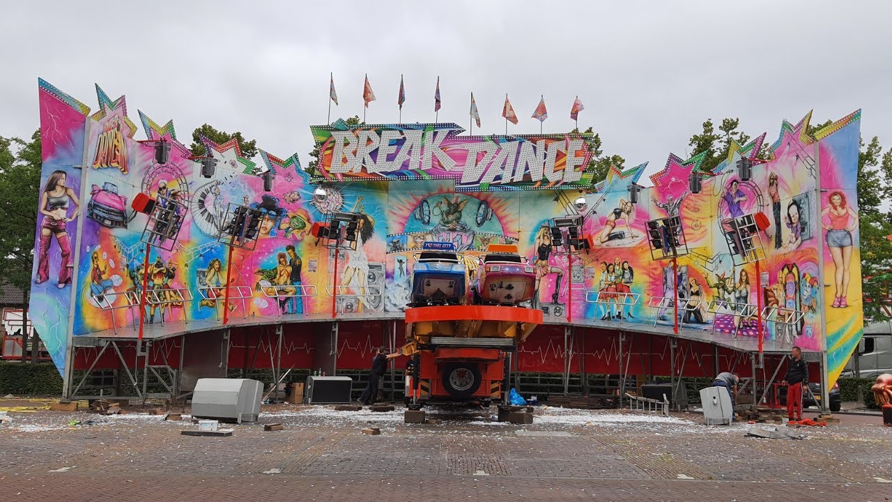 Afbouw kermis Laren 2022 - Deel 2