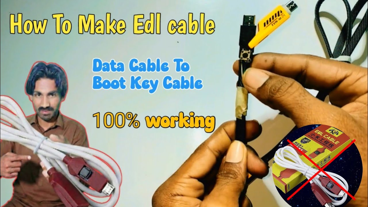 How To Make An EDL Cable |Boot Key cable Kaise banaen Qulacomm model IMEI Repair Tool + Frp