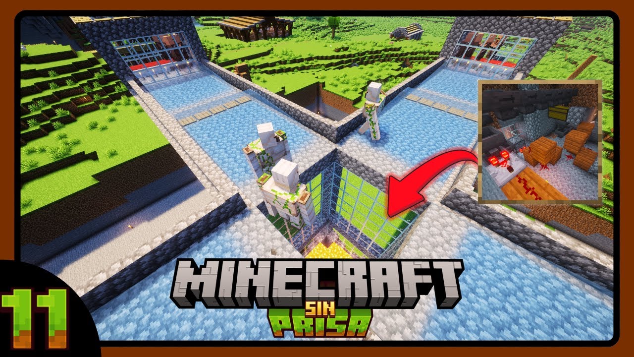 ADIÓS👋 A LA VIEJA GRANJA DE HIERRO... ¡Y HOLA A ESTA BESTIA AUTOMÁTICA!🏭 | Minecraft Sin Prisa #11