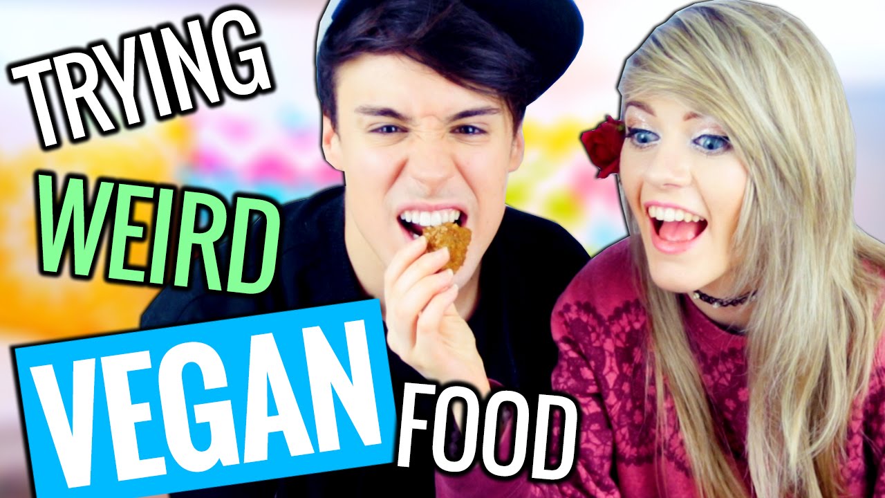 Trying WEIRD Vegan Food!