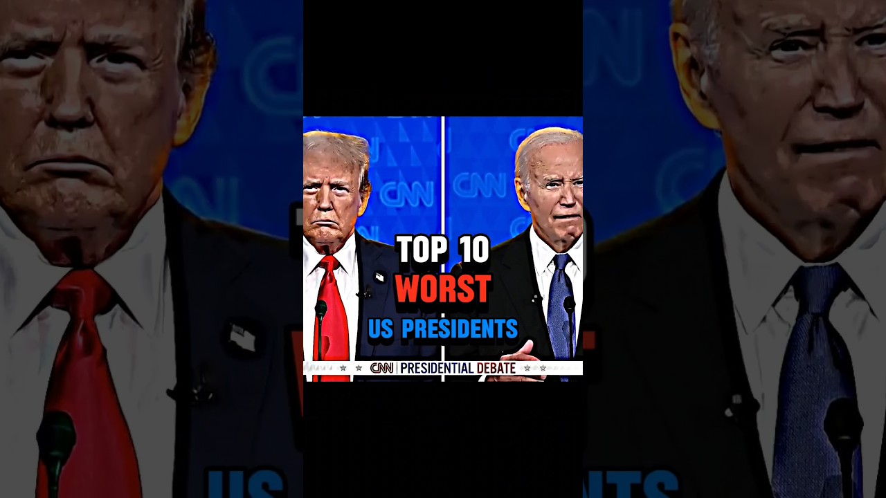 Top 10 Worst US Presidents:Edit #history #shorts #usa #trending
