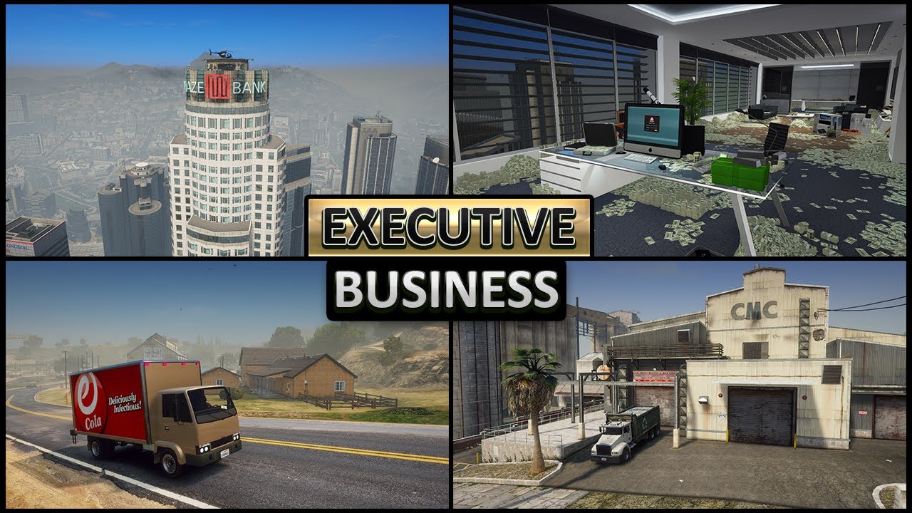 Как установить мод Executive Business (2025) в GTA 5! Бизнес из ГТА Онлайн в сюжетке мод ГТА 5!