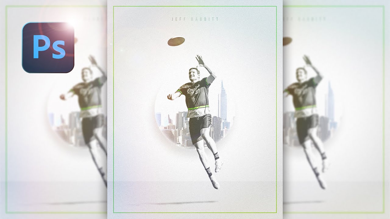 Making a Super Clean Sports Poster | Step-by-Step Photoshop Tutorial