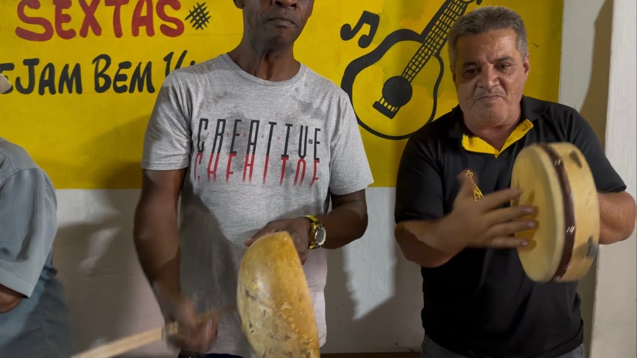 Samba no bar do binha(Ipirá Bahia) batuque com Agostinho & quebra piso🎸🎶