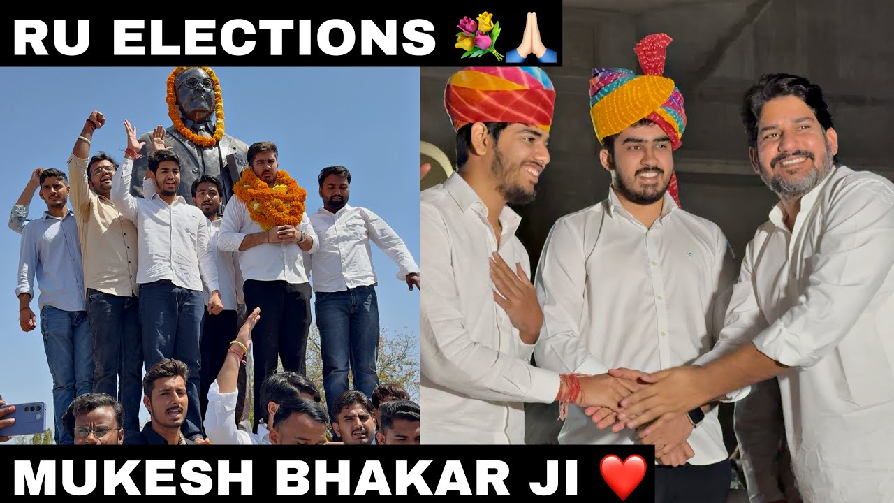Rajasthan University Mai Swagat‼️🤔 Meeting Mukesh Bhakar Ji In Ladnun 💐❤️