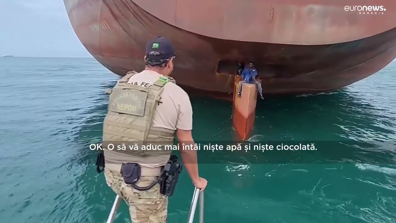 Patru nigerieni, salvați de pe cârma unui vapor după două săptămâni