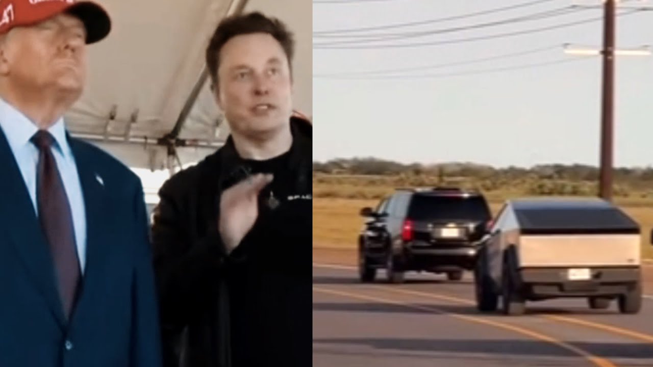 Elon Musk Make Trump Using Tesla Car