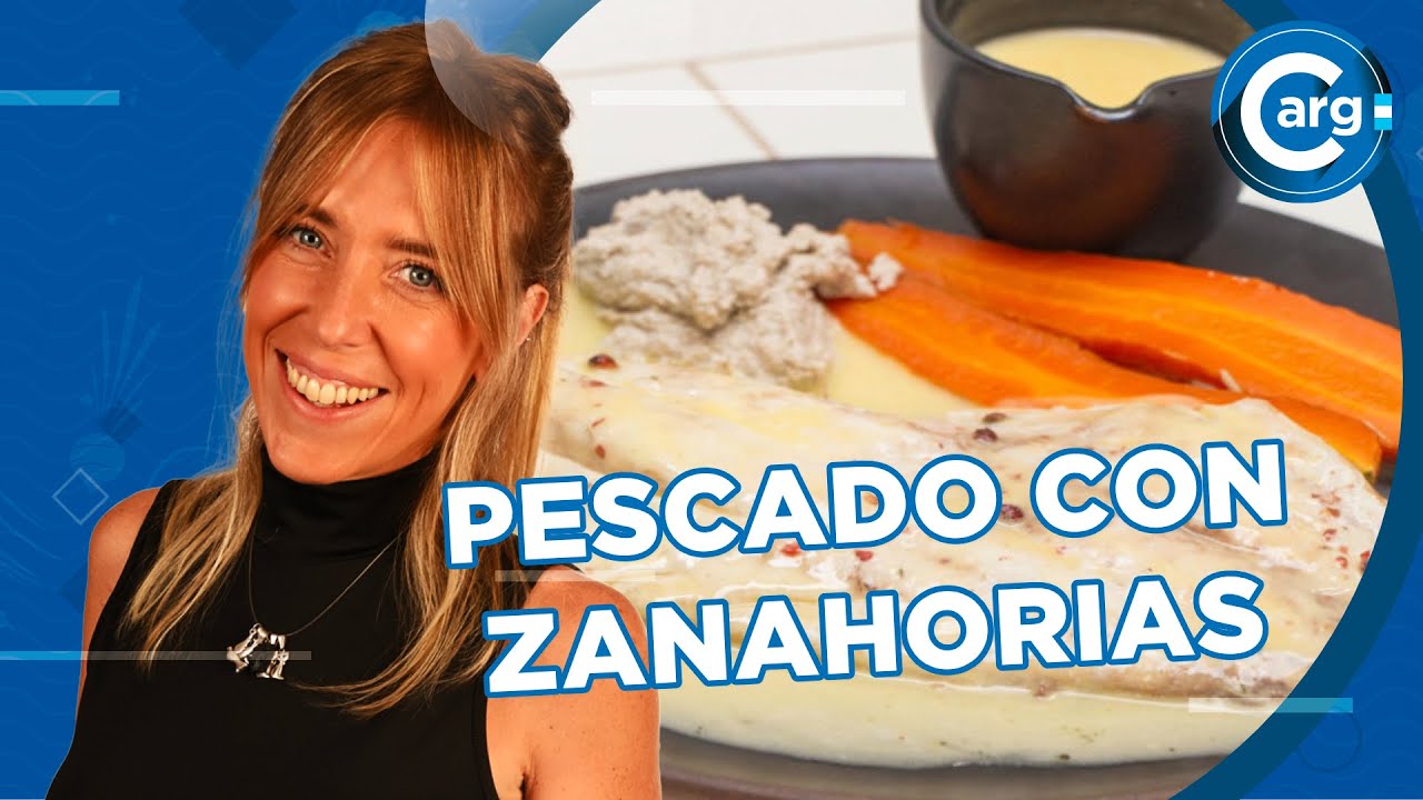 CÓMO COCINO UN PESCADO AL HORNO CON ZANAHORIAS GLASEADAS
