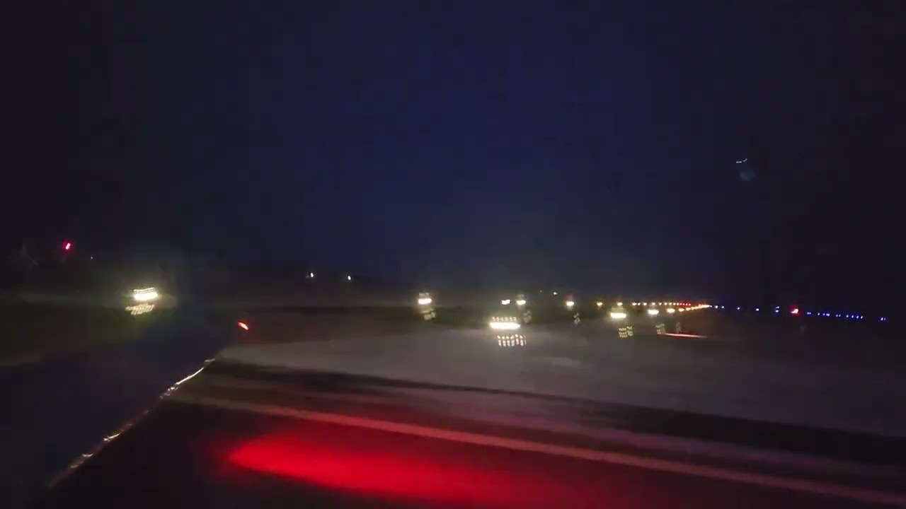 Takeoff from Jamestown United CRJ-200