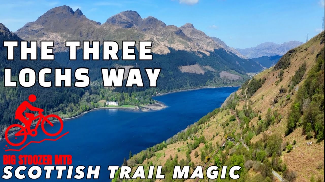 Epic 40-Mile Adventure: The 3 Lochs Way. MTB Scotland