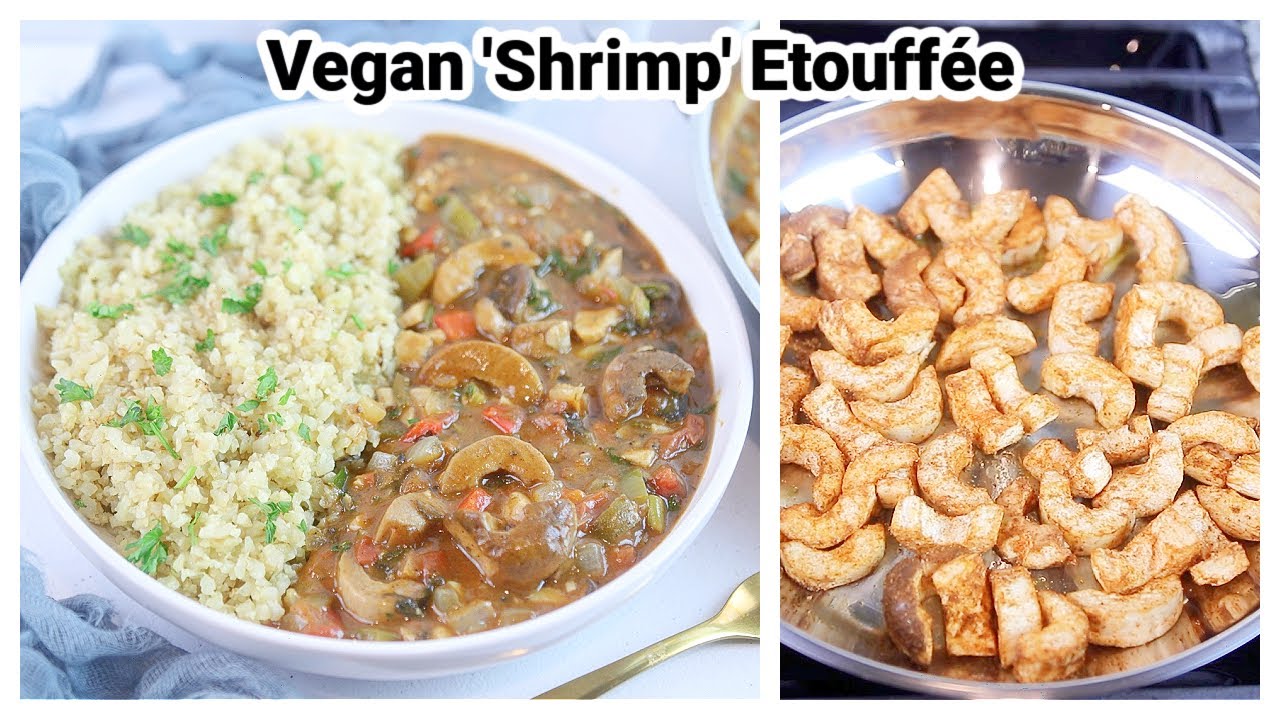 Vegan 'Shrimp' Etouff&eacute;e | The Mushroom Den