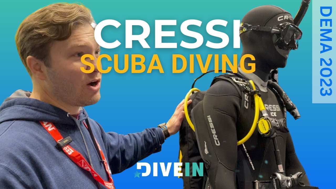 CRESSI booth tour, DEMA 2023 - scuba diving