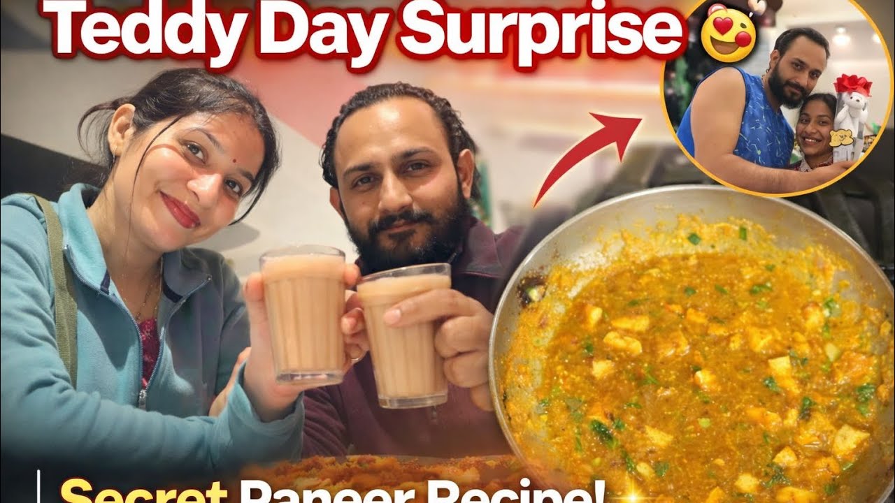 Romantic day❤️🧿 and secret paneer recipe😋@Amvarsvlogs 