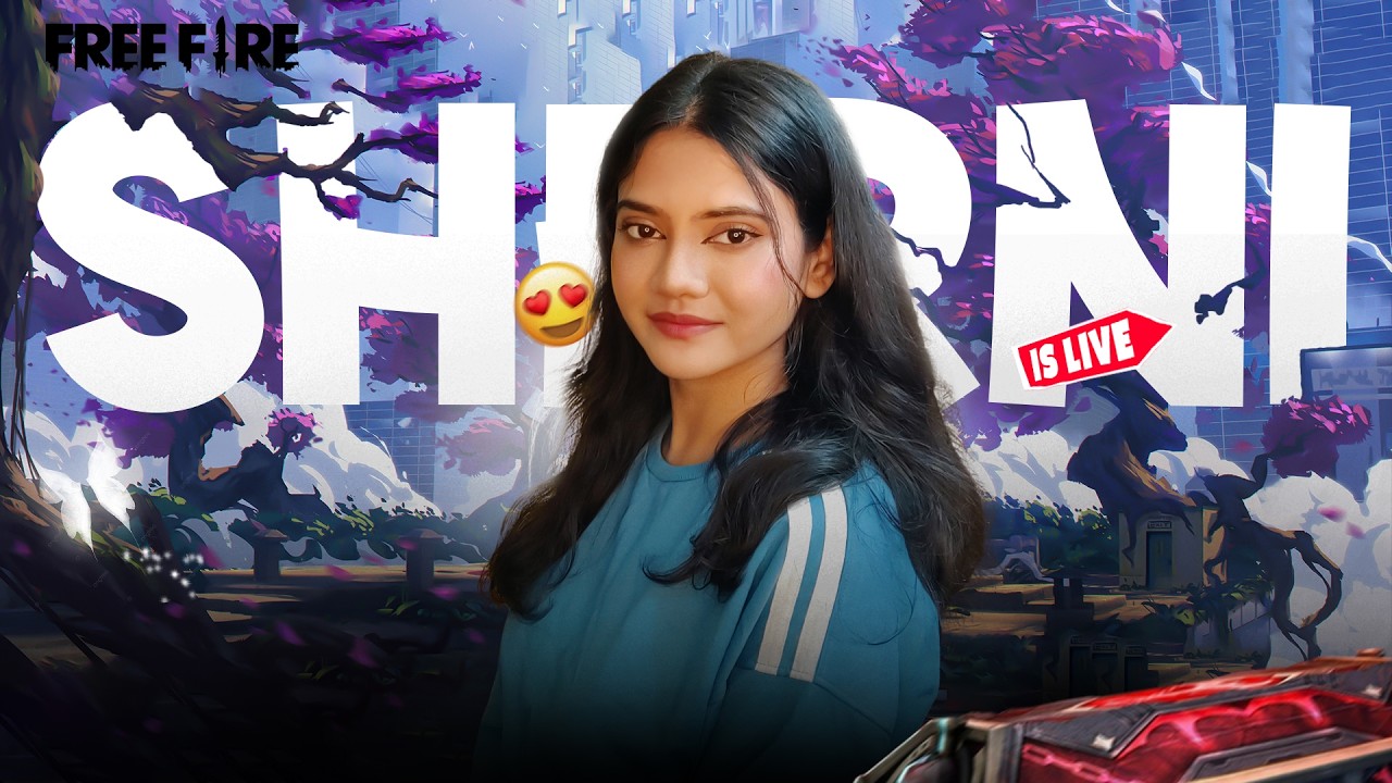 🔴 MOBILE GAMEPLAY LIVE |  | TEAM CODE | RANK PUSH | SHERNI FF | #shorts  #freefirelive