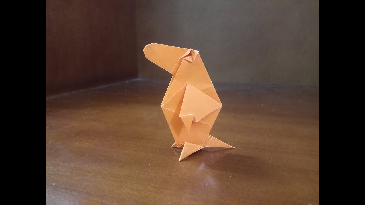 Origami Marmot Easy - Origami Easy Animals