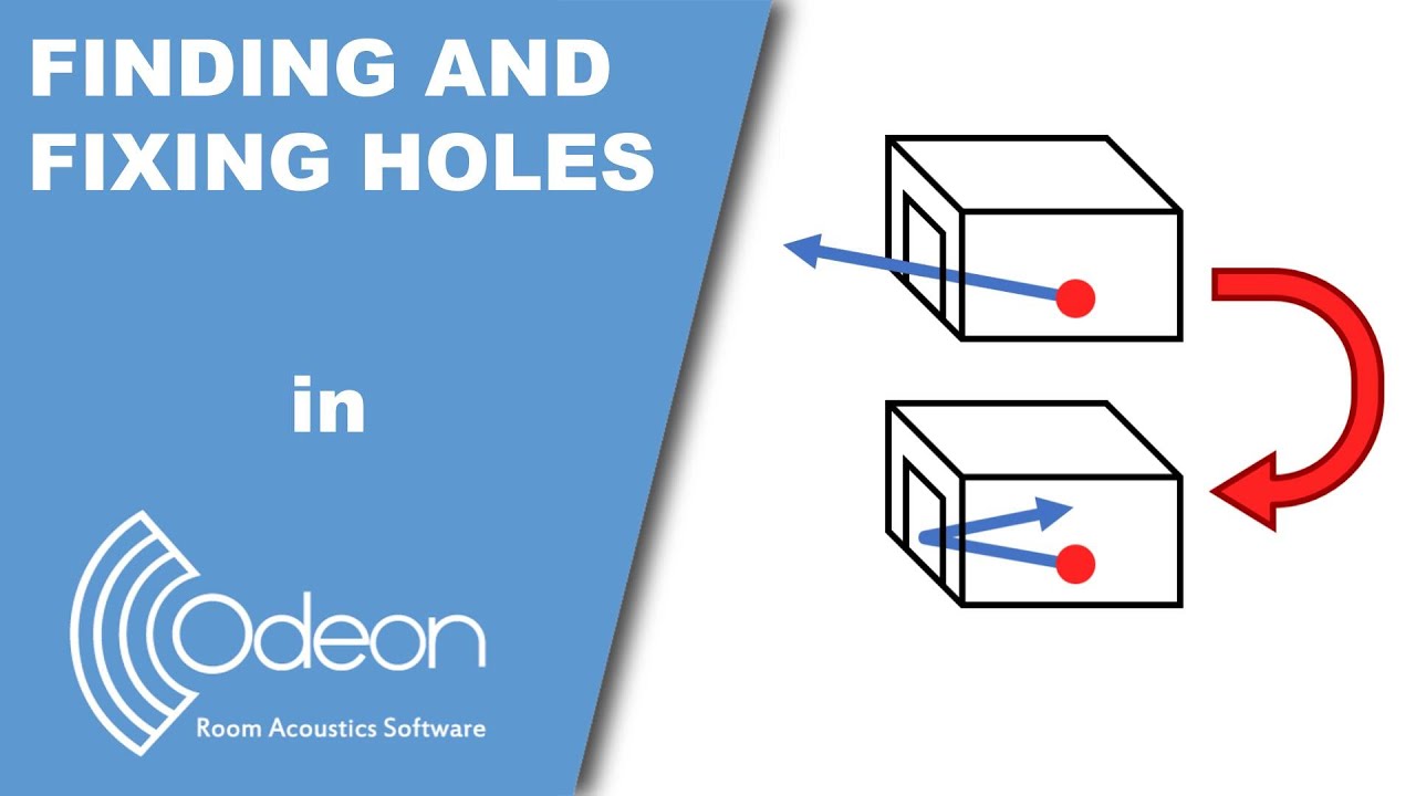 How to find and fix holes in geometry - ODEON tutorial